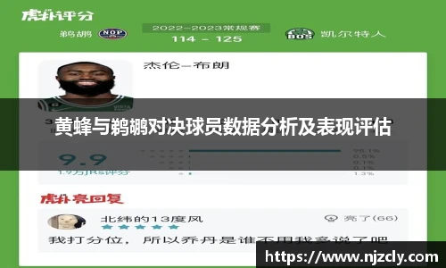 黄蜂与鹈鹕对决球员数据分析及表现评估
